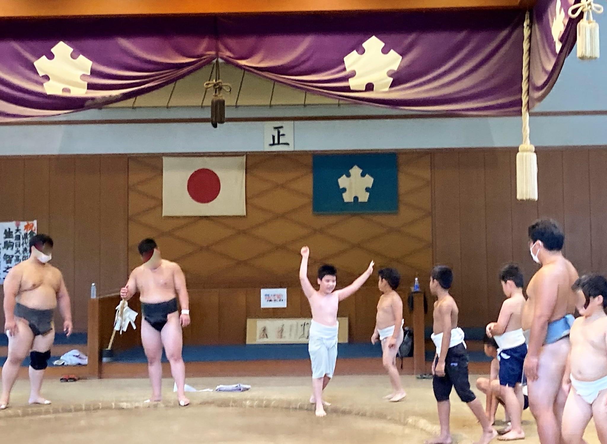 わんぱく相撲稽古開始！