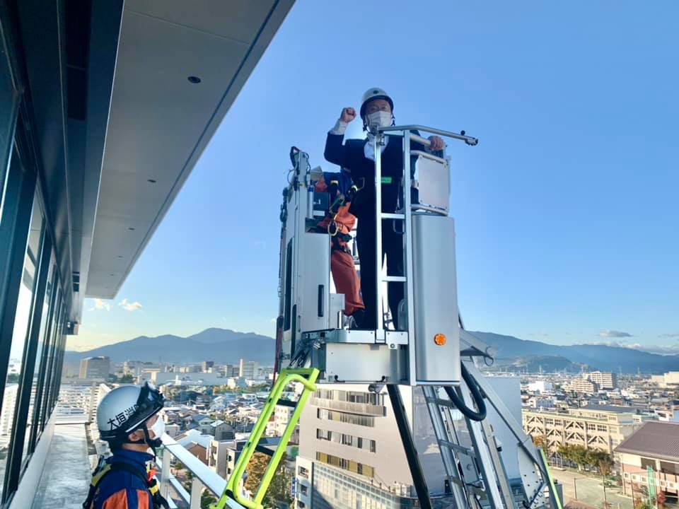 はしご車体験