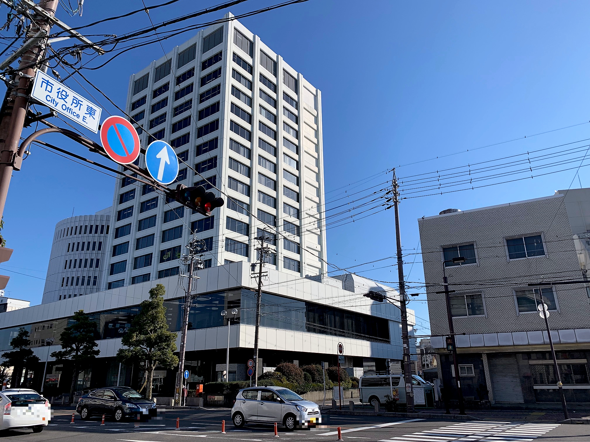 初めて17階まであがった！「新年あいさつまわり」